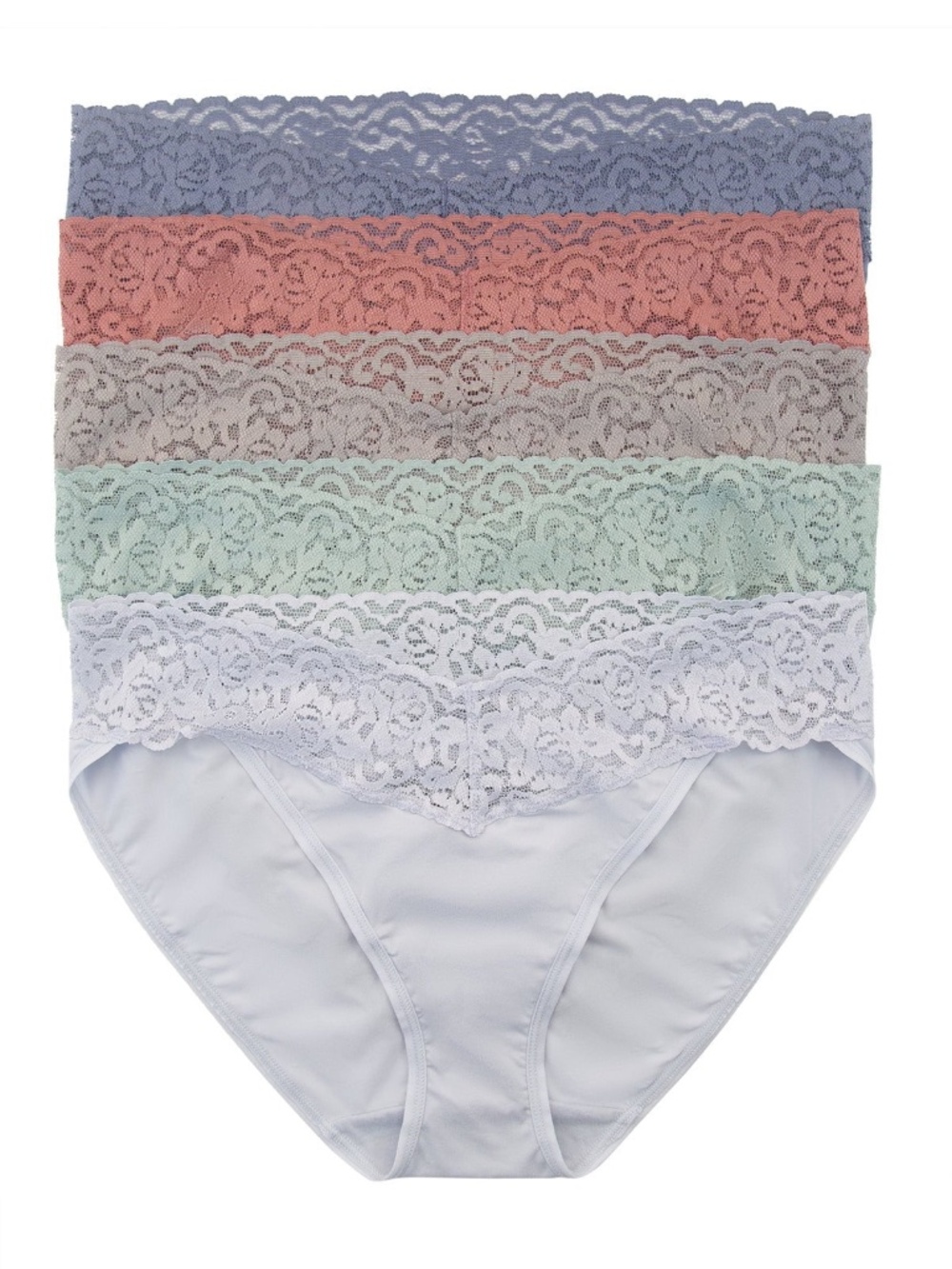 Felina Lace Top Bikini Underwear 5-Pack Size L/XLDesert Days / L/XL